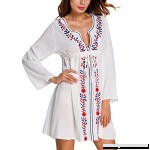 GYM HEROES Women's Bathing Suit Cover up FloralBeach Lace Embroidery Crochet Bikini Dress Embroidery  B07DFD4TFB
